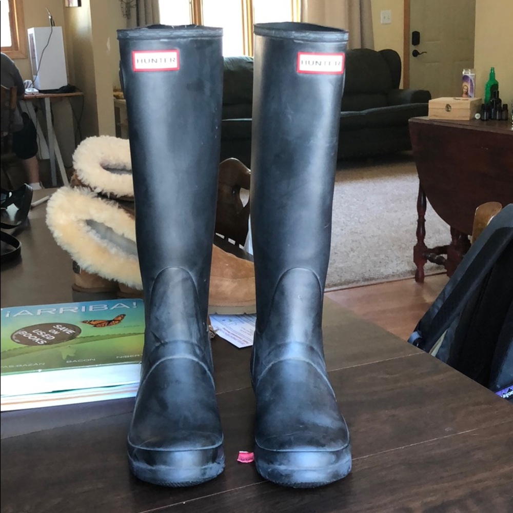 Tall Hunter Matte Rain Boots